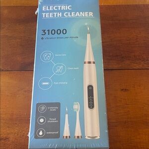 Advanced Electric Teeth Cleaner - White